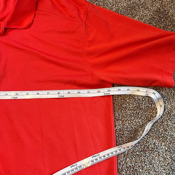 Bolle Golf Orange Men's Polo. Size Large - Picture 5 of 6